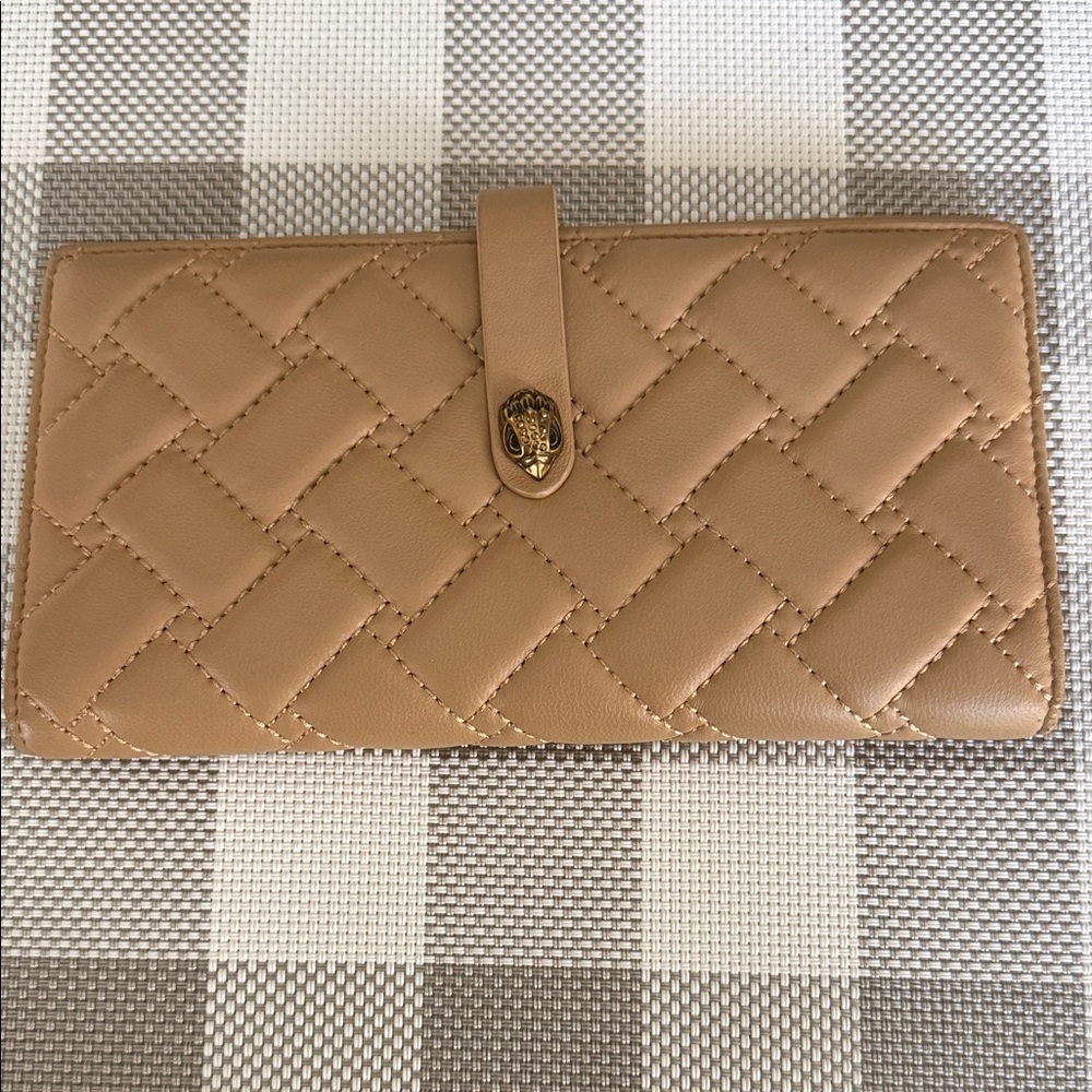 Kurt Geiger Camel Quilted Wallet